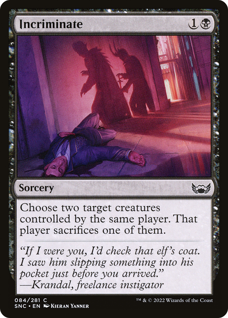 Incriminate (SNC-084)  - Streets of New Capenna