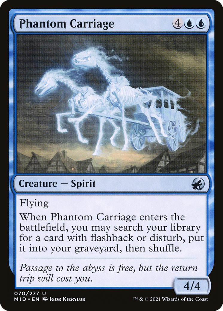 Phantom Carriage (MID-070)  - Innistrad: Midnight Hunt