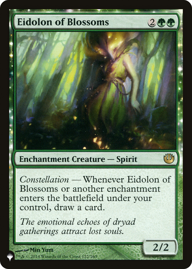 Eidolon of Blossoms (LIST-122/165)  - The List: (enchantment)