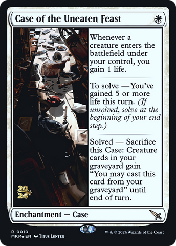 Case of the Uneaten Feast (PRE-010)  Foil - Murders at Karlov Manor Promos
