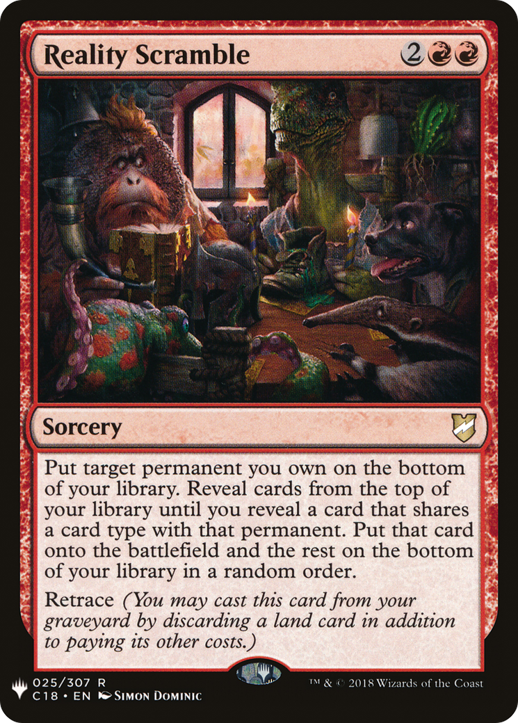 Reality Scramble (LIST-C18-25)  - The List