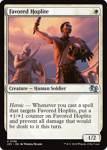 Favored Hoplite (J25-196)  - Foundations Jumpstart