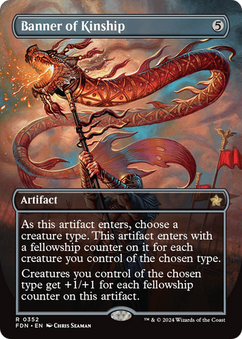 Banner of Kinship (Borderless) (FDN-352)  - Foundations