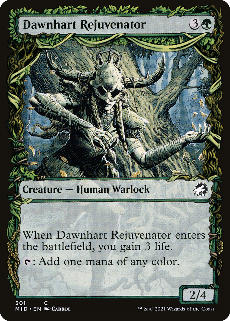 Dawnhart Rejuvenator (Showcase) (MID-301)  Foil - Innistrad: Midnight Hunt: (Showcase)