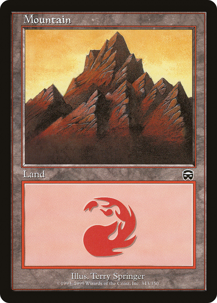 Mountain (343) (MMQ-343)  Foil - Mercadian Masques
