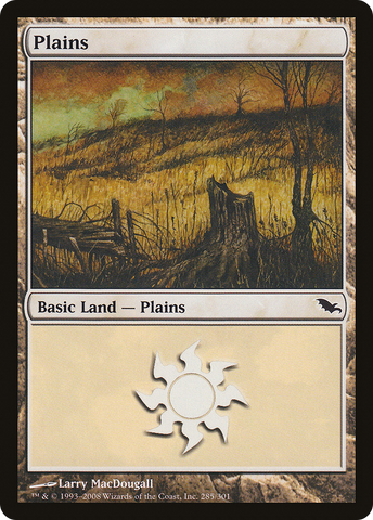 Plains (285) (SHM-285)  Foil - Shadowmoor