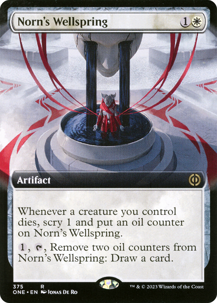 Norn's Wellspring (Extended Art) (ONE-375)  Foil - Phyrexia: All Will Be One: (Extended Art)