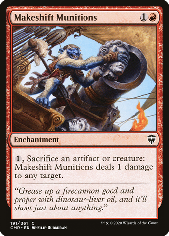 Makeshift Munitions (CMR-191)  - Commander Legends