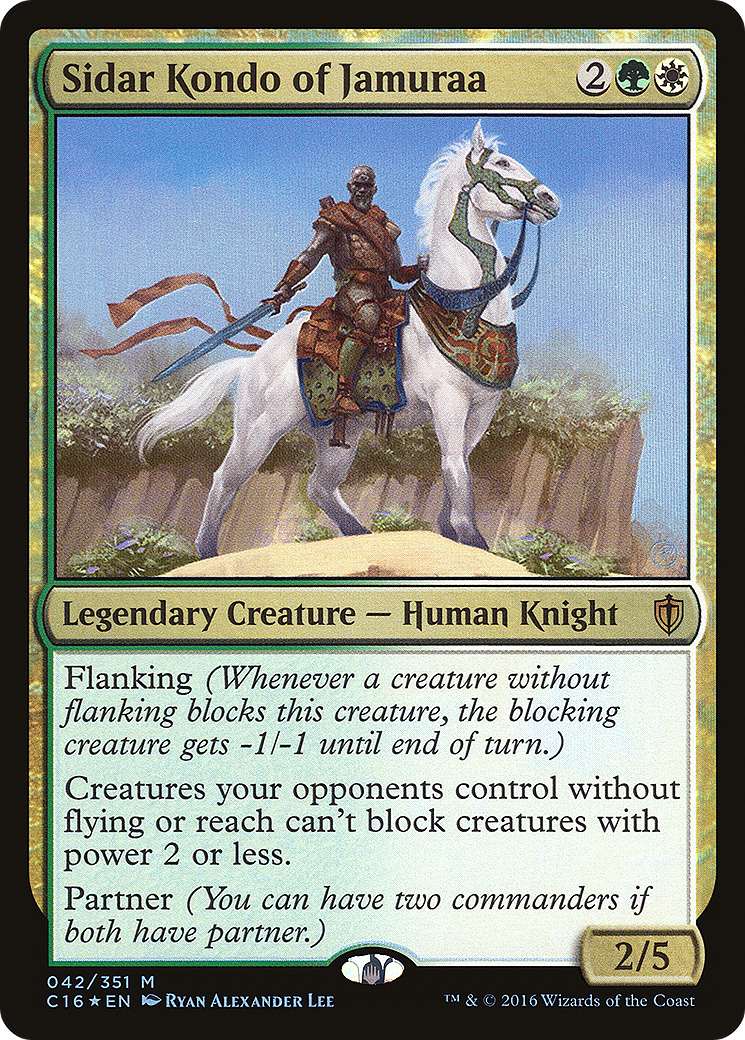Sidar Kondo of Jamuraa (C16-042)  Foil - Commander 2016