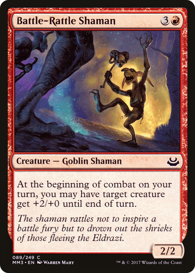 Battle-Rattle Shaman (MM3-089)  Foil - Modern Masters 2017