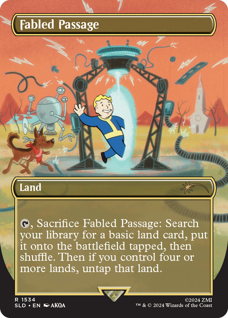 Fabled Passage (1534) (SLD-1534)  - Secret Lair Drop (Borderless)