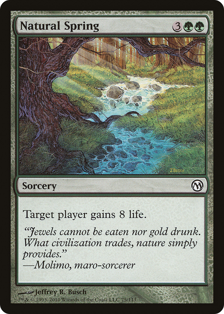 Natural Spring (DPA-075)  - Duels of the Planeswalkers