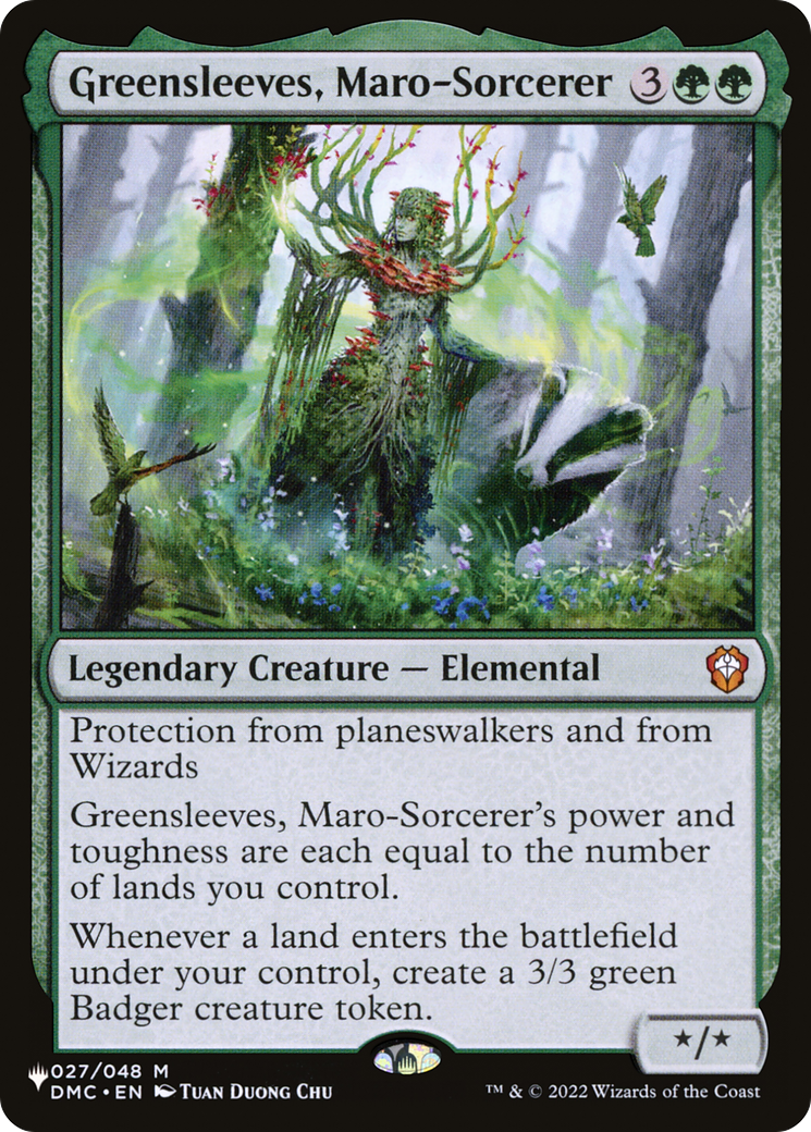 Greensleeves, Maro-Sorcerer (LIST-027/048)  - The List