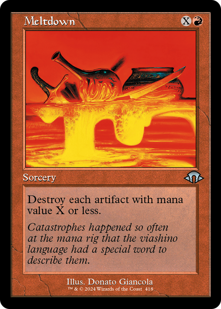 Meltdown (Retro Frame) (MH3-418)  - Modern Horizons 3