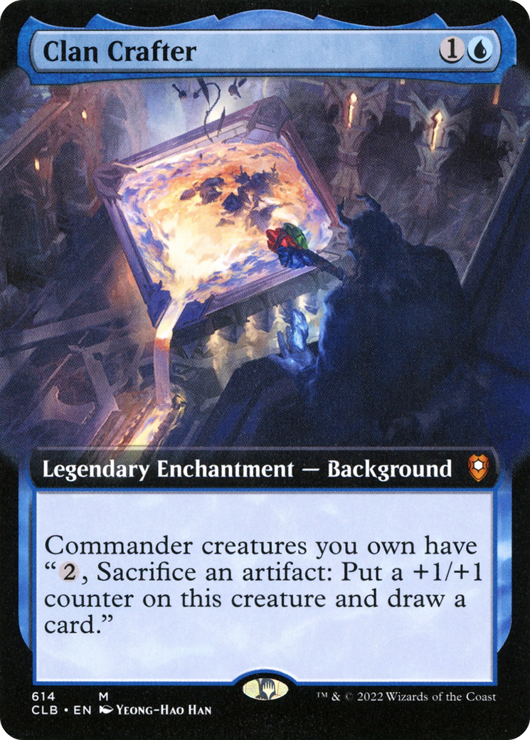 Clan Crafter (Extended Art) (CLB-614)  - Commander Legends: Battle for Baldur's Gate: (Extended Art)