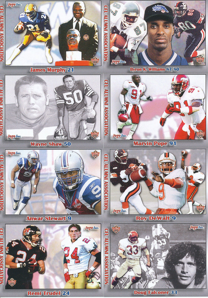 2015 Jogo CFL Alumni Association Series 8 Set of 20 Cards (
