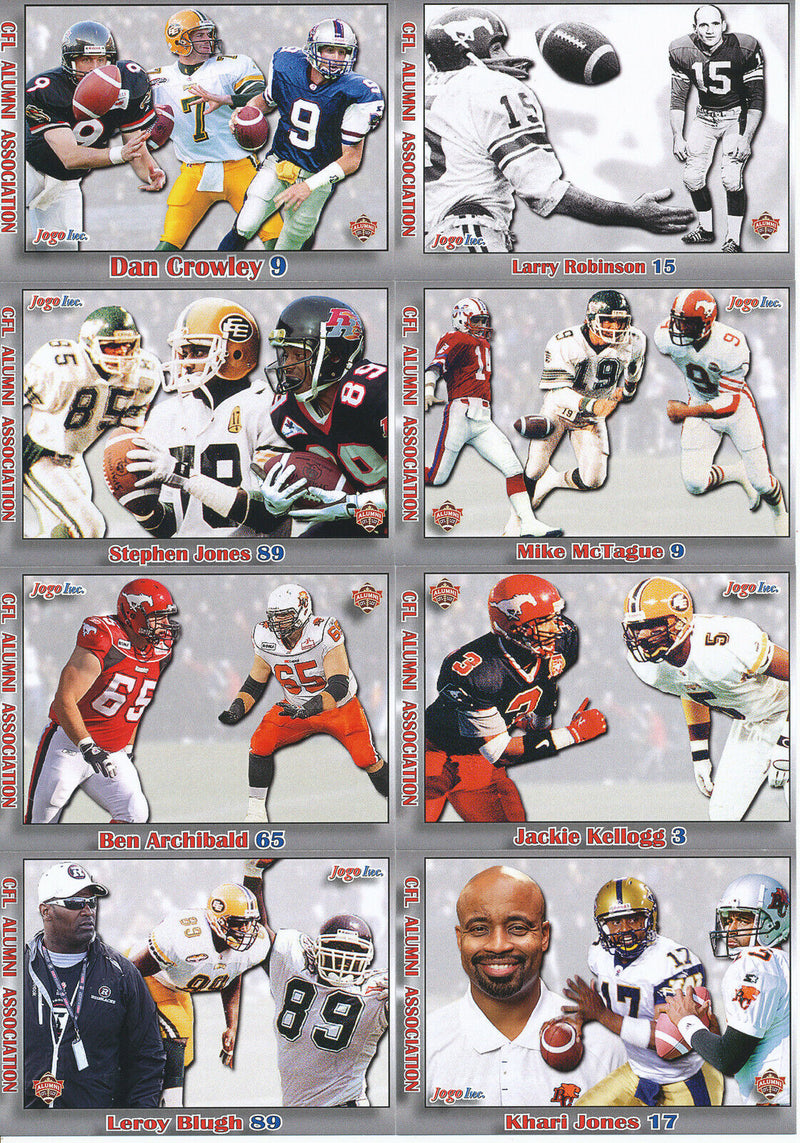 2014 Jogo CFL Alumni Association Series 6 Set of 20 Cards (