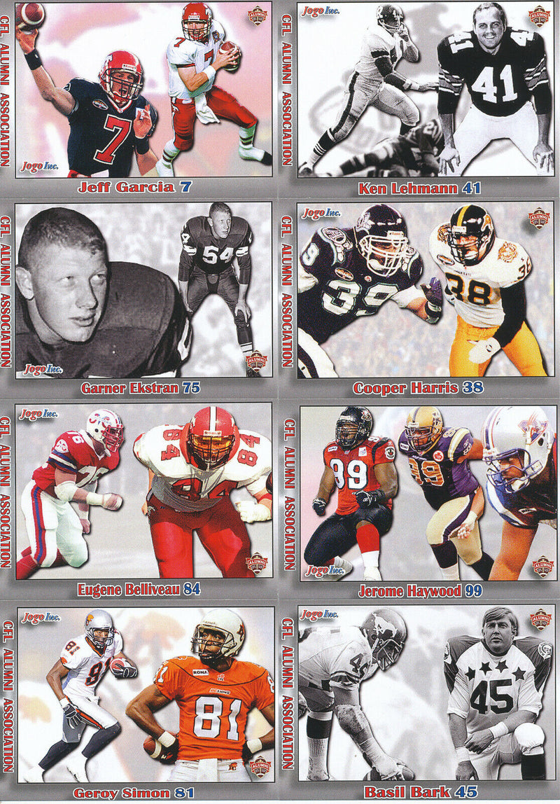 2014 Jogo CFL Alumni Association Series 7 Set of 20 Cards (