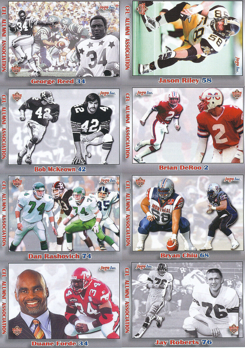 2013 Jogo CFL Alumni Association Series 1 Set of 20 Cards (