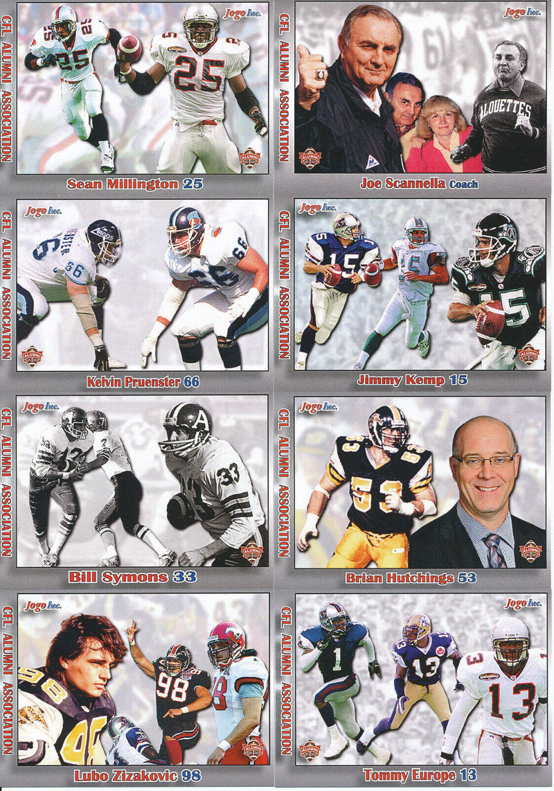 2013 Jogo CFL Alumni Association Series 3 Set of 21 Cards (