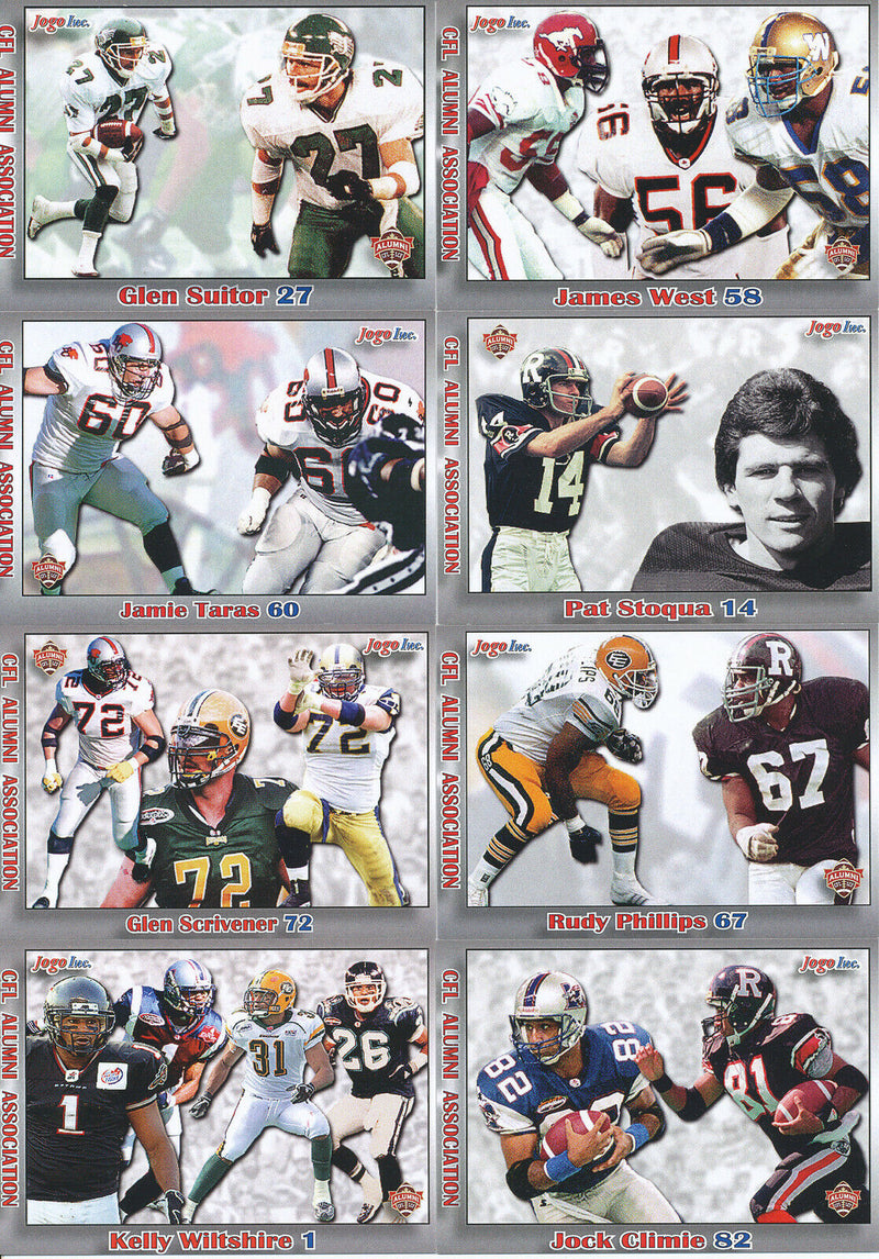 2014 Jogo CFL Alumni Association Series 4 Set of 20 Cards (