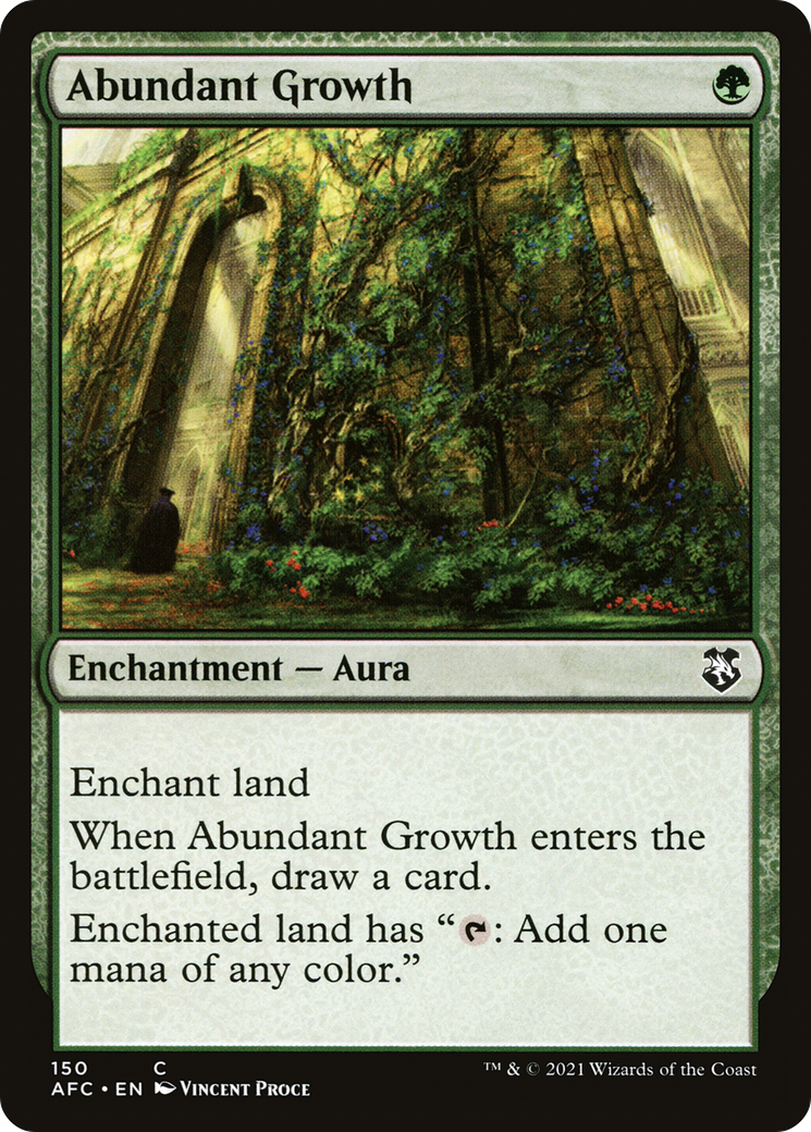 Abundant Growth (AFC-150) - Adventures in the Forgotten Realms Commander