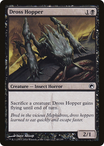 Dross Hopper (SOM-060)  Foil - Scars of Mirrodin