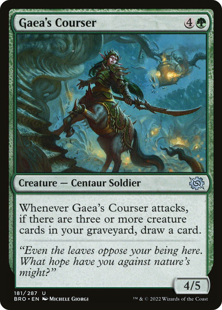 Gaea's Courser (BRO-181)  - The Brothers' War