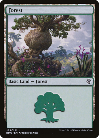 Forest (275) (DMU-275)  Foil - Dominaria United
