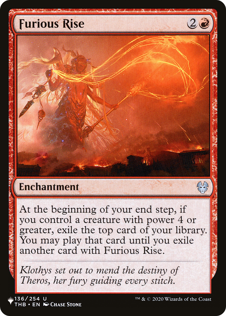 Furious Rise (LIST-THB-136)  - The List