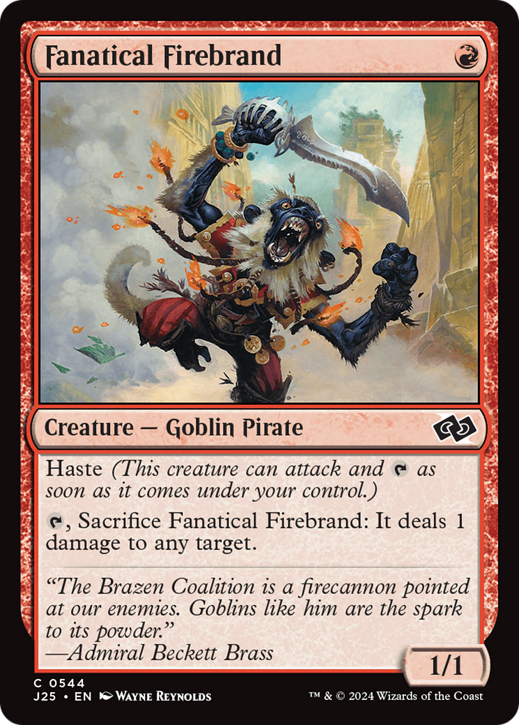 Fanatical Firebrand (J25-544)  - Foundations Jumpstart