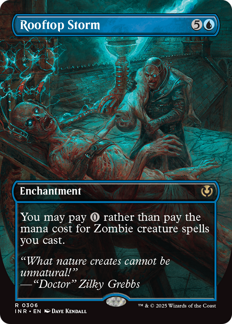 Rooftop Storm (Borderless) (INR-306)  - Innistrad Remastered: (enchantment)