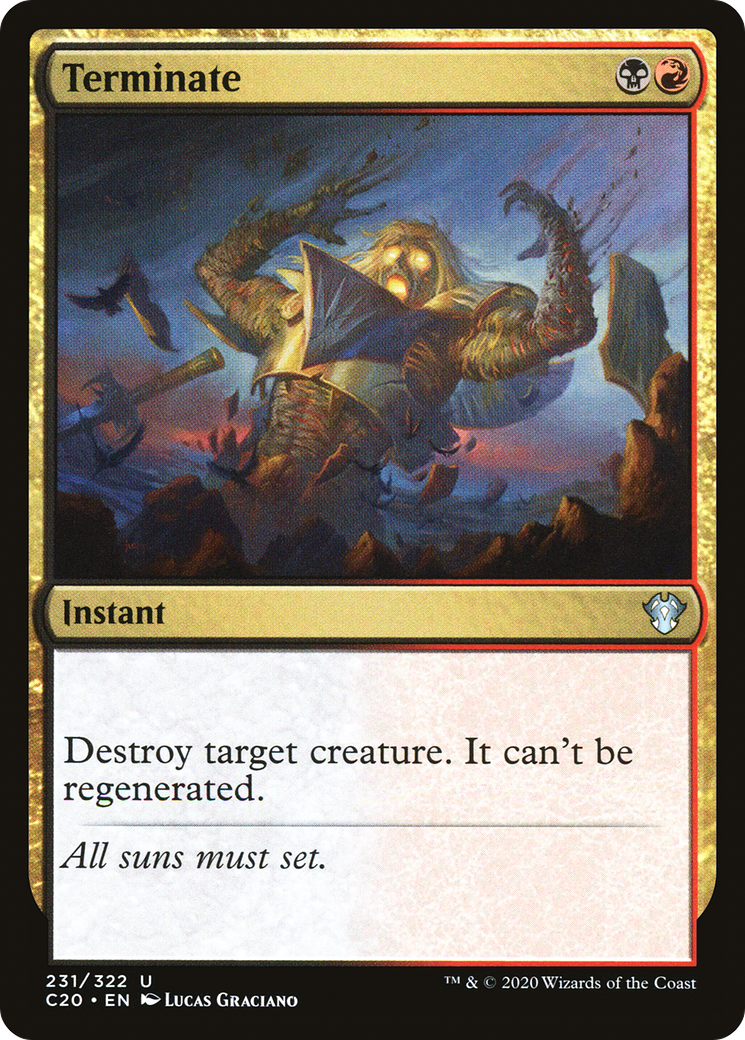 Terminate (C20-231)  - Commander 2020