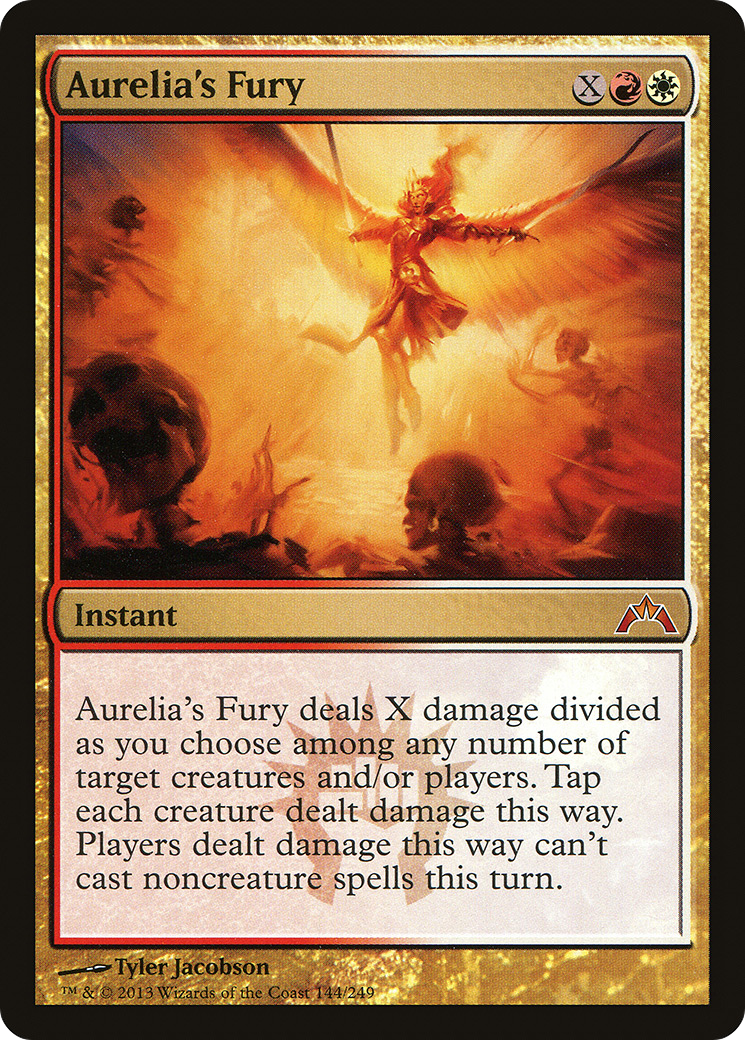Aurelia's Fury (GTC-144)  Foil - Gatecrash