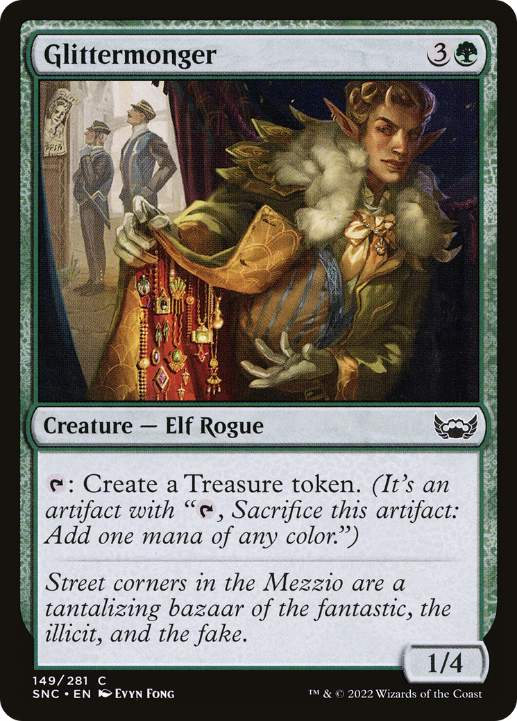Glittermonger (SNC-149)  Foil - Streets of New Capenna