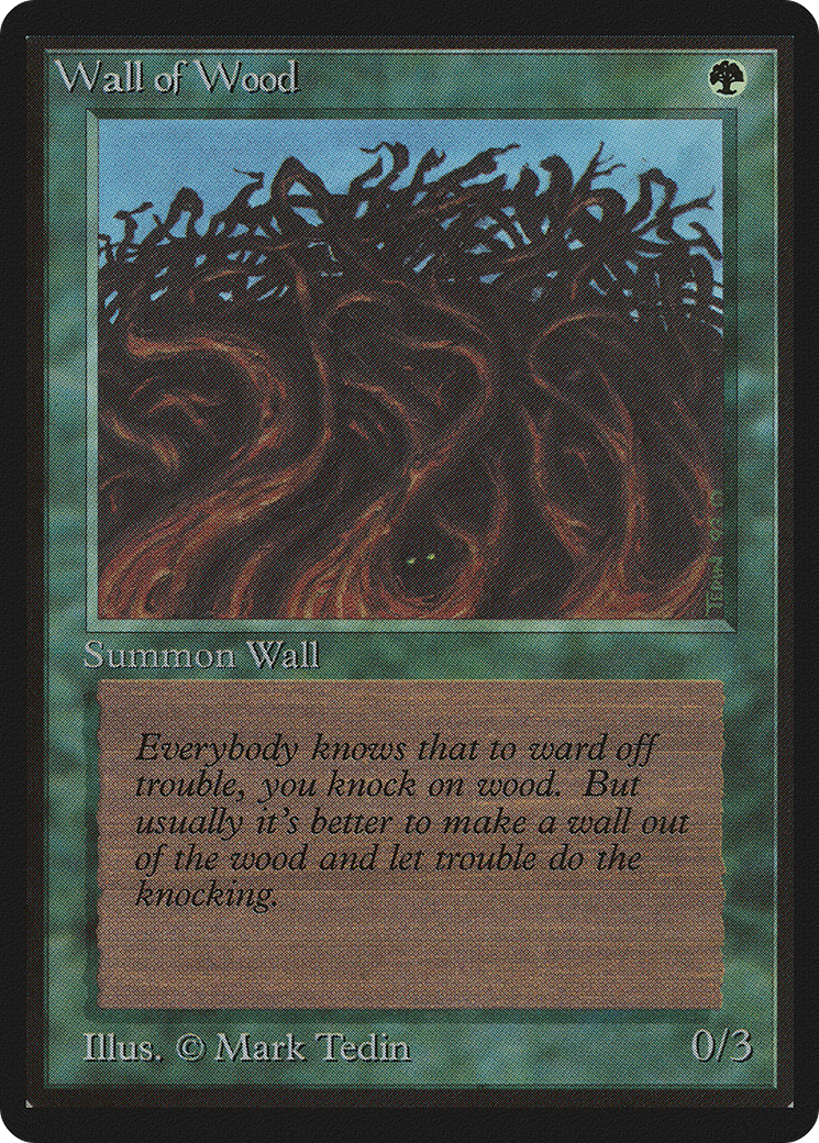 Wall of Wood (LEB-)  - Limited Edition Beta