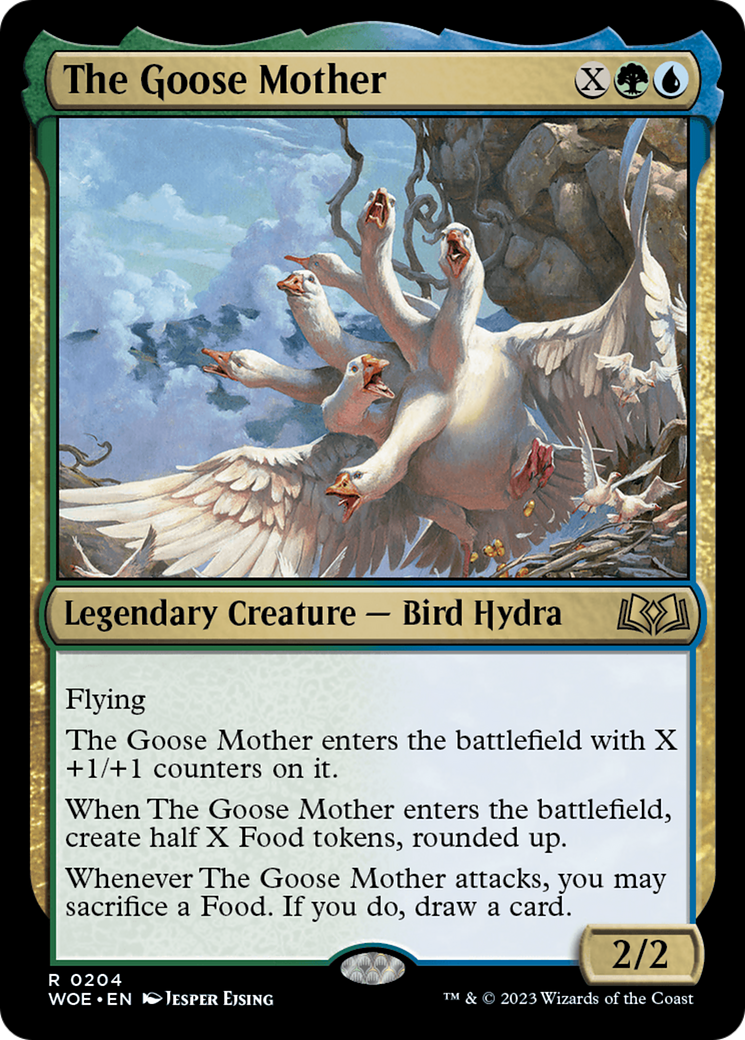 The Goose Mother (WOE-204)  Foil - Wilds of Eldraine