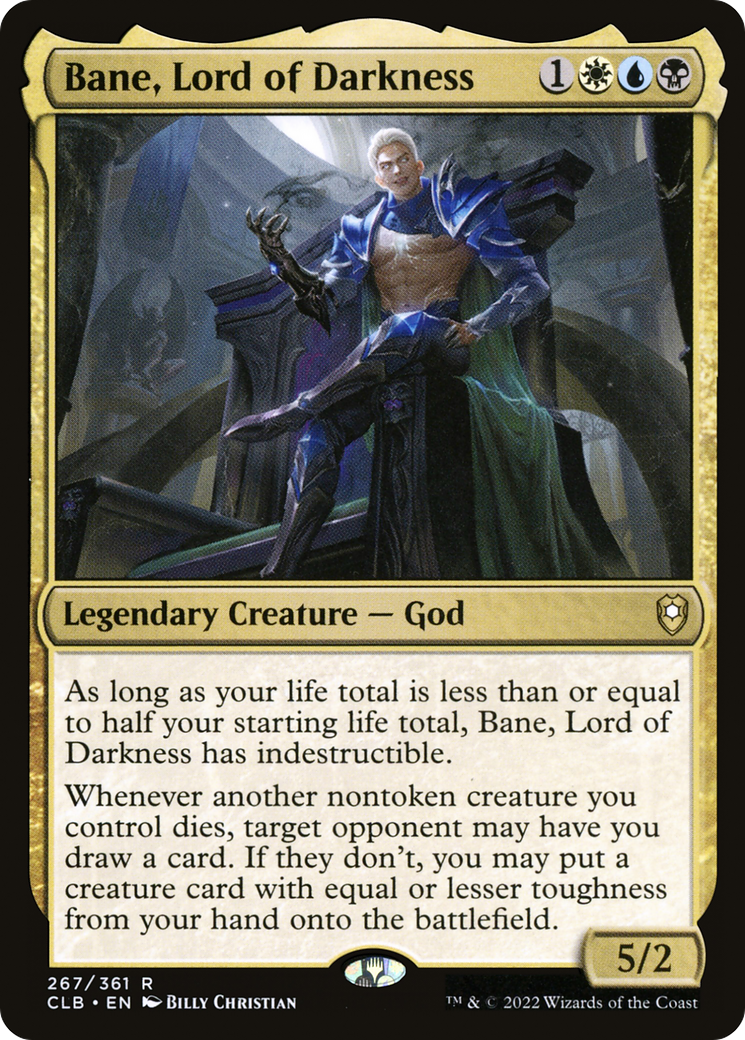 Bane, Lord of Darkness (CLB-267)  Foil - Commander Legends: Battle for Baldur's Gate