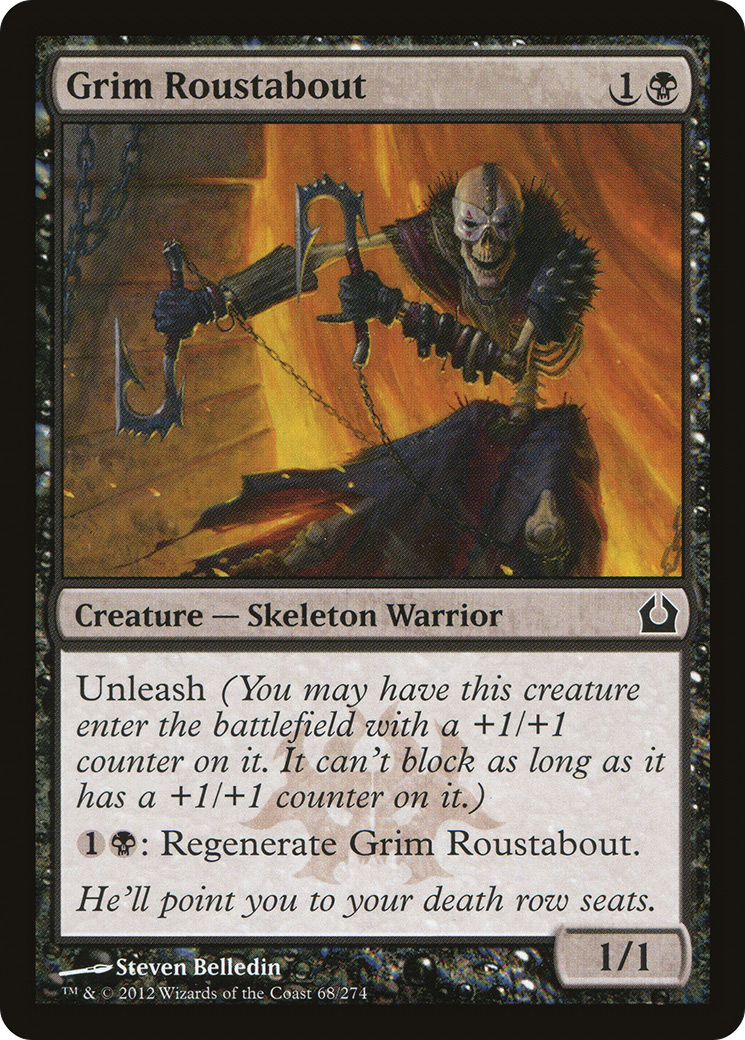 Grim Roustabout (RTR-068)  - Return to Ravnica