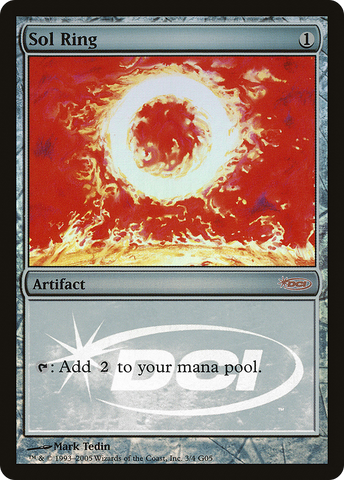 Sol Ring (JDG-003)  Foil - Judge Gift Cards 2005