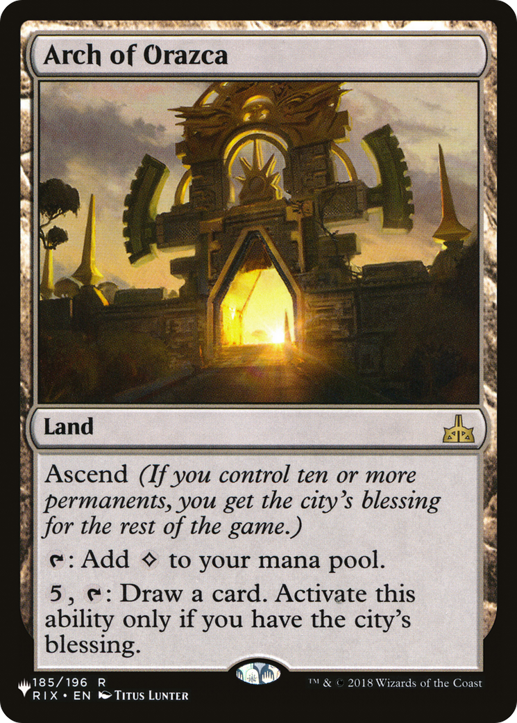 Arch of Orazca (PLST-RIX-185)  - The List