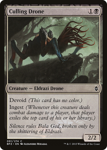 Culling Drone (BFZ-091)  - Battle for Zendikar