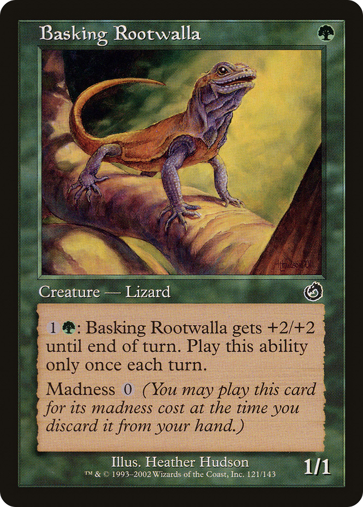 Basking Rootwalla (TOR-121)  Foil - Torment