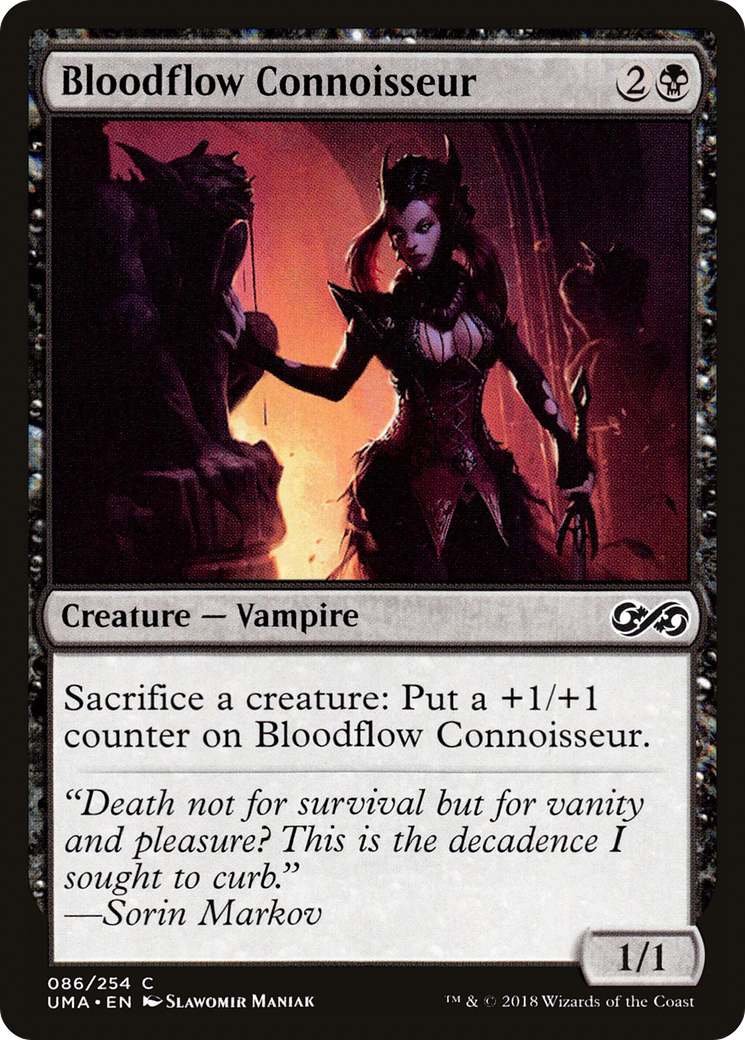 Bloodflow Connoisseur (UMA-086)  Foil - Ultimate Masters