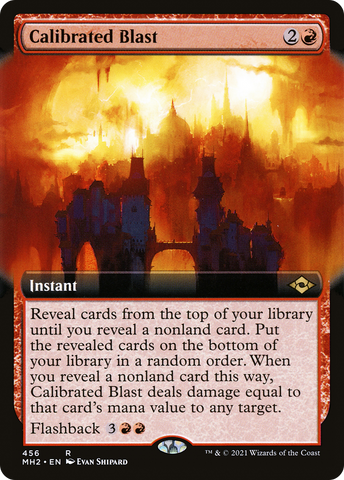 Calibrated Blast (Extended Art) (MH2-456)  Foil - Modern Horizons 2: (Extended Art)