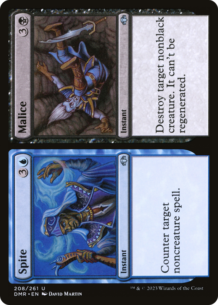 Spite // Malice (DMR-208)  Foil - Dominaria Remastered
