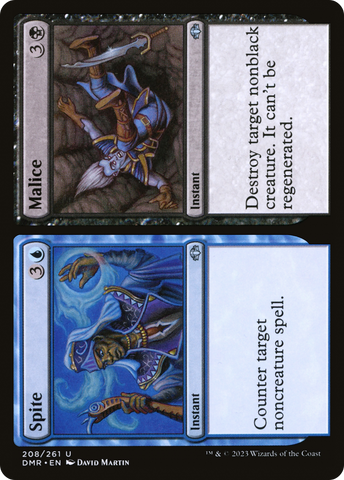 Spite // Malice (DMR-208)  - Dominaria Remastered