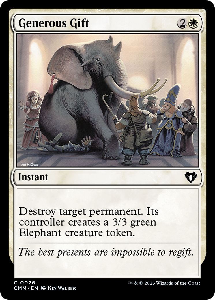 Generous Gift (CMM-026)  - Commander Masters