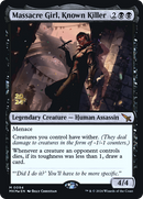 Massacre Girl, Known Killer (PRE-094)  Foil - Murders at Karlov Manor Promos