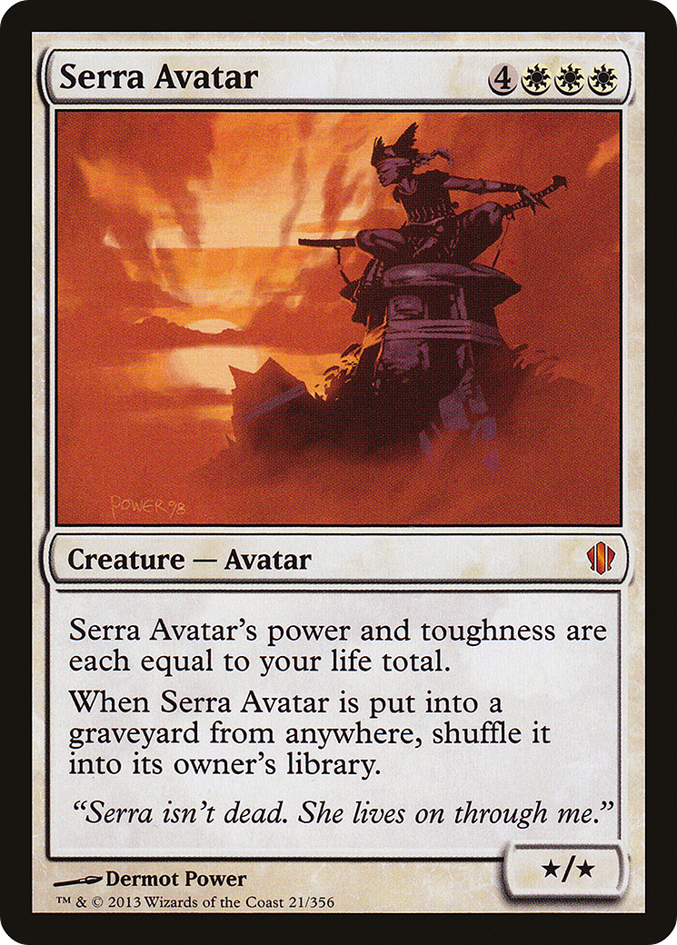 Serra Avatar (C13-021)  - Commander 2013